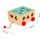 Dřevěné hračky Eco Toys edukační kostka vkládačka