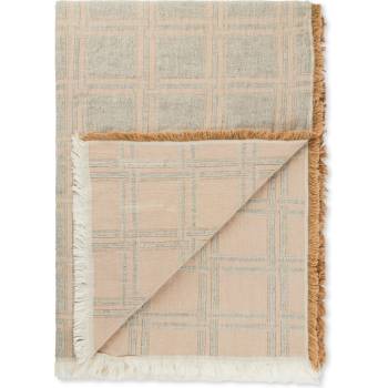 Elvang Dahlia одеяло 130 x 180 см, зелено-бежово (50005-BG)