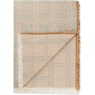 Elvang Dahlia одеяло 130 x 180 см, зелено-бежово (50005-BG)