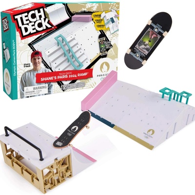 Tech Deck Fingerboard rampa Shane O'Neill Paris 2024 s deskou