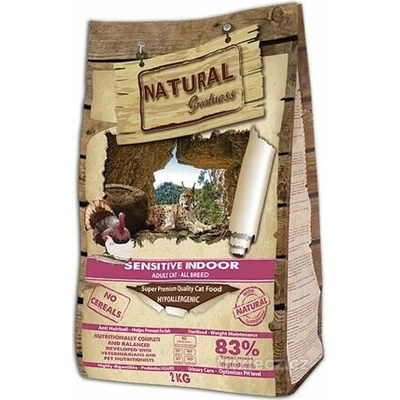 Natural Greatness Sensitive Indoor Cat Rec. kuracie morka 600 g