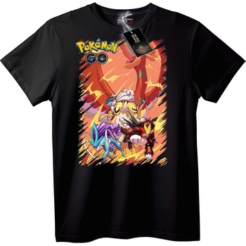 NOONEBRAND Тениска Легендарни Покемони от Pokémon GO - 7XL, White