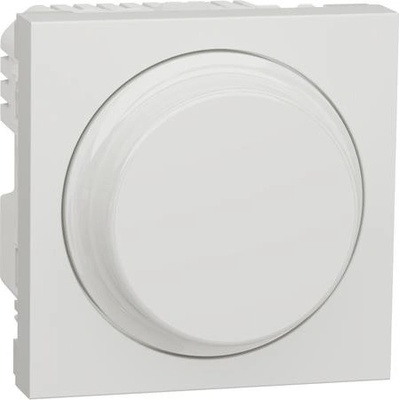 SCHNEIDER Unica NU351420 - Stmívač otočný univerzální LED 5-200W, antibakteriální, 2M,bílá