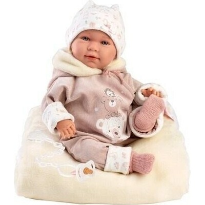 Llorens 17406 Baby Lala 42 cm s polštářkem