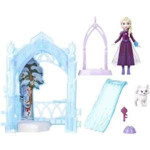 Mattel Disney Frozen Малка кукла Елза - Ледено скривалище (JFG29)