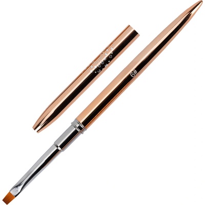 ERANTI Štetec na gél hranatý skladací č.6 rose gold