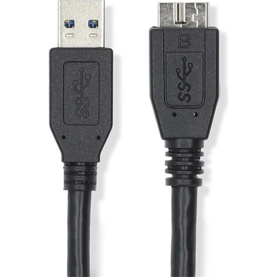 Nedis CCGL61500BK05 Кабел USB3.2 - micro-B (micro B), 5 Gbps, 0, 5 m, (USB3.1, USB3.0, USB2.0) (CCGL61500BK05)