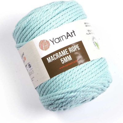 Yarn Art Macrame Rope 5 mm 775 mintová