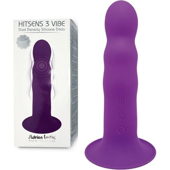 Вибриращо дилдо, двойна плътност и мощ, 18, 2см. - Hitsens 3 Violet (D-237055)