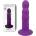 Вибриращо дилдо, двойна плътност и мощ, 18, 2см. - Hitsens 3 Violet (D-237055)