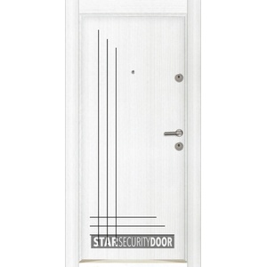 Starsteeldoor Блиндирана врата StarLife SL 204 Бяла перла (цена без монтаж)