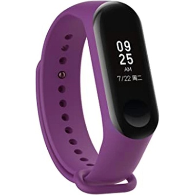HQWear Каишка съвместима с Xiaomi Mi Band 3/Mi Band 4, тъмнолилав (8720847540959)