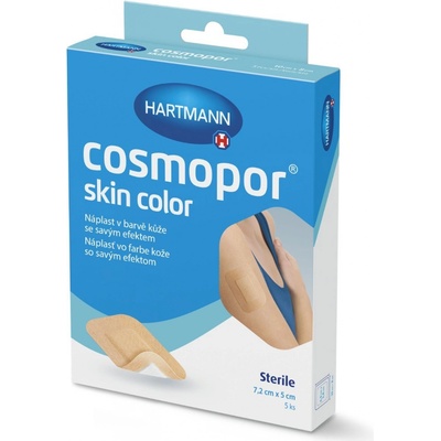 Cosmopor Skin color 7,2 x 5 cm náplasti dělené 5 ks