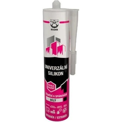Buldok Univerzální silikon 280 ml bílá