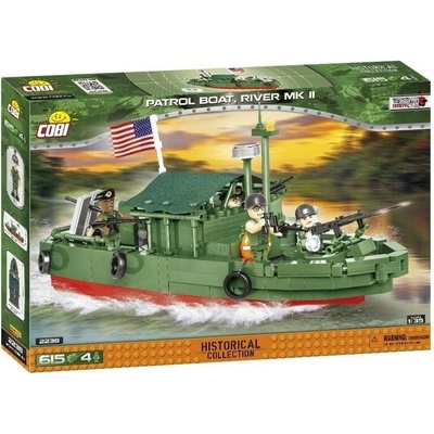 COBI 2238 Vietnam War Americká rychlá hlídková loď River MK II 31RP671 – Zbozi.Blesk.cz