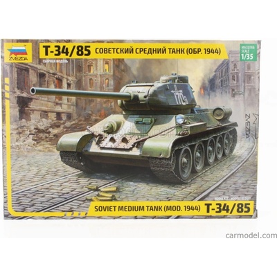 Zvezda Tank T34/85 Soviet Medium Military 1:35 /