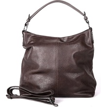 Velká kabelka na rameno i crossbody Romina D572 tmavěhnědá