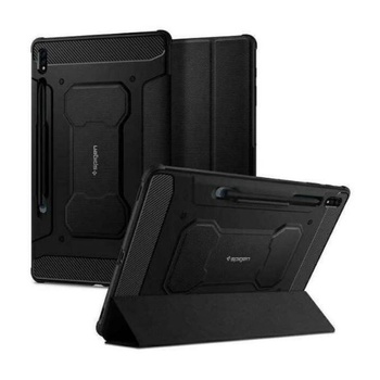 Spigen Калъф Spigen Rugged Armor Pro, съвместим с Samsung Galaxy Tab S9 FE 10, 9 инча черен (ACS06857) (ACS06857)