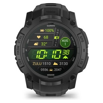 Garmin Instinct 3 50mm AMOLED Tactical Edition Black, Black silicone band 010-02934-50