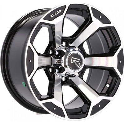 Racing Line BK321 10x15 6x139.7 ET-44 polished black