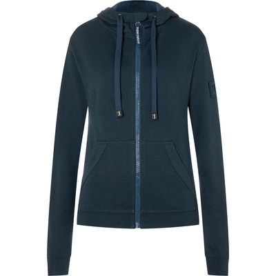super. natural Дамско вълнено яке super. natural Women's Solution Bio Hoodie Merino hoodie - Blueberry (105-5050-0112)