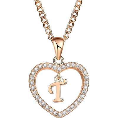 HARAHU Колие Писмо - t / Златно kp5203 (5203)