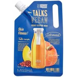 MISSHA Talks Vegan Skin Fitness - Нощна маска за лице с тиква 10гр