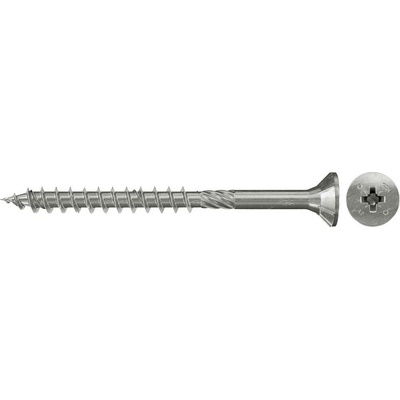 Fischer 657203 skrutka zo zápustnou hlavou 4.5 mm 70 mm krížová dražka Pozidriv glavanizované zinkom 100 ks