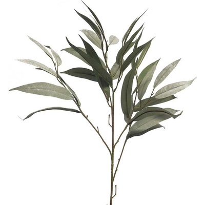 Větev Mango list/leaf spray dusty zelená 76cm