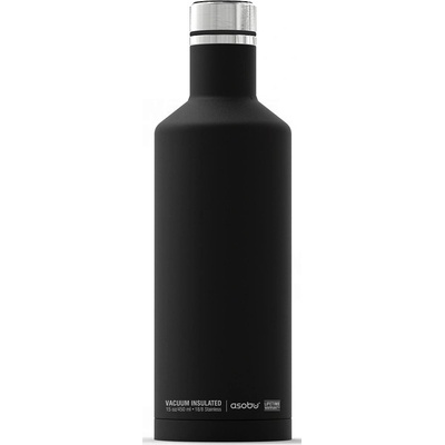 Asobu trendy cestovní termoláhev Times Square černá 450 ml