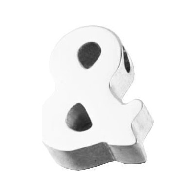 Šperky4U Navlékací ocelový přívěšek korálek & PP 1000