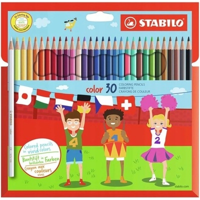 Pastelky STABILO color, sada 30 ks v kartónovom puzdre