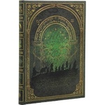 Paperblanks Power of Fellowship (The Lord of the Rings Collection) Journal Midi Unlined (Elastic Band Closure) | Paperblanks