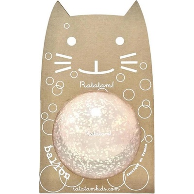 Třpytivý míč Ratatam Cat Bubble Pink Ball
