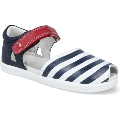 Bobux Twist Navy Stripe Print modré