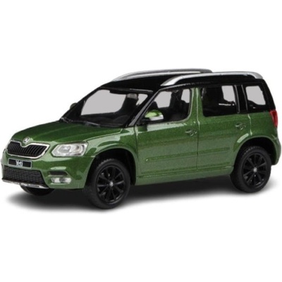 Abrex Škoda Yeti facelift 2013 zelená b 1:43