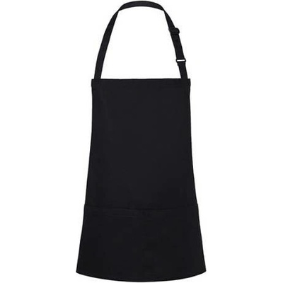 Karlowsky Krátká gastro zástěra KY123 Black 75x60cm