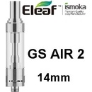 iSmoka Eleaf GS Air 2 14 mm clearomizer 0,75ohm strieborný 2ml