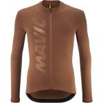 Mavic Фланелка с дълъг ръкав за колоездене Mavic Aksium Thermo Jersey Cycling jersey - Bronze (056-3795-0411)