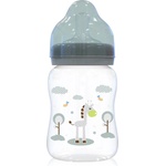 Baby Care Бебешко шише с широко гърло Lorelli - Baby Care, Animals, 250 ml, Green (10200710004)