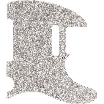 Fender Hybrid Glass/Glitter Telecaster S/S Silver Sparkle Pickguard (0992186002)