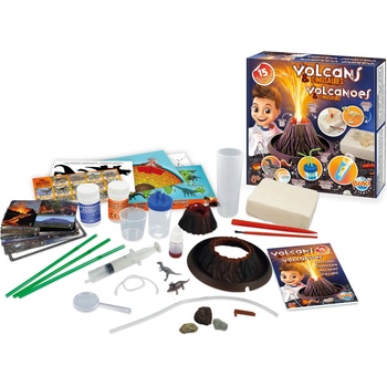 Buki France Комплект за експерименти Buki France - Вулкани и динозаври (BK2224)