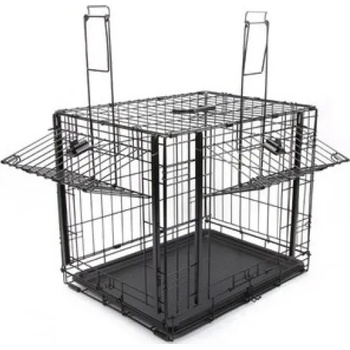 M-PETS Explorer Wire Crate - сгъваема метална клетка с отваряне на горе - размер XL 106, 5 x 71 x 76 см - 10443808