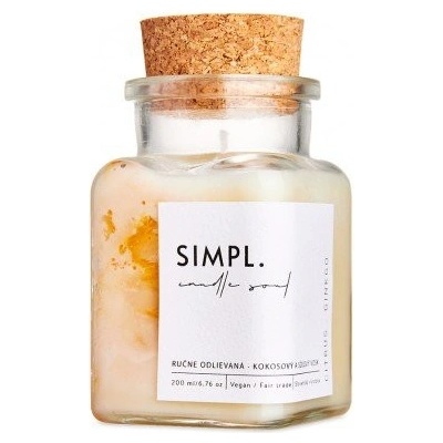 Soaphoria Simple. Candle soul eko Citrus a Ginkgo 200 ml