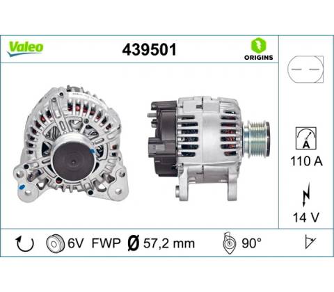Alternátor VALEO 439501