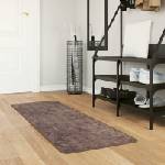 vidaXL Каса за килим MARSA Сиво 50 x 150 cm Полиестер и PVC (42023183)