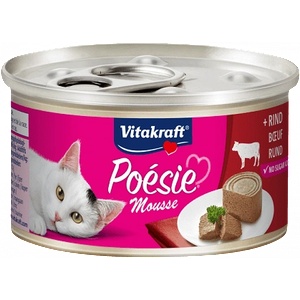 Vitakraft POÉSIE Мус с говеждо - 85 г