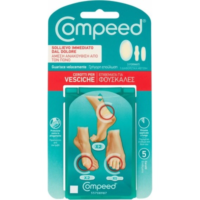 Compeed hydrokoloidné náplaste na pľuzgiere 5 ks
