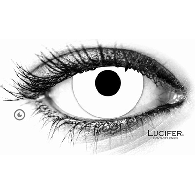 Lucifer Crazy šošovky - nedioptrické - WHITE OUT 2 šošovky