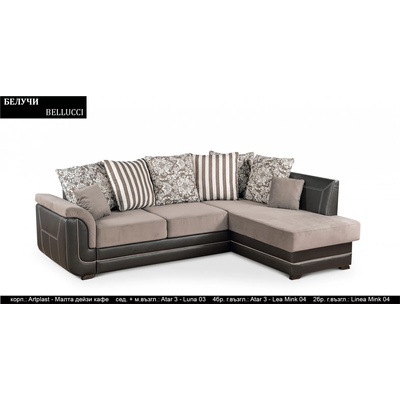 Rudi-an Ъглов диван Bellucci BM, с ракла, разтегателен